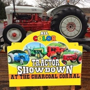 All Color Tractor Showdown at the Charcoal Corral