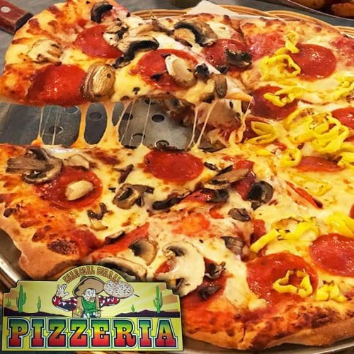 Charcoal Corral Pizzeria - Hot & Gooey Cheese