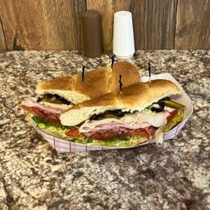 Subs - Assorted Sub with Toppings and Oil
